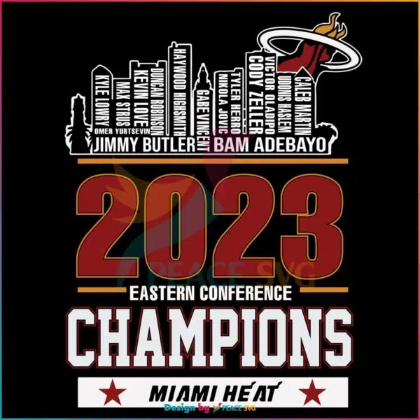 2023-miami-heat-skyline-nba-eastern-conference-champions-svg