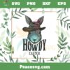 Howdy Easter Bunny Cowboys PNG Sublimation Designs