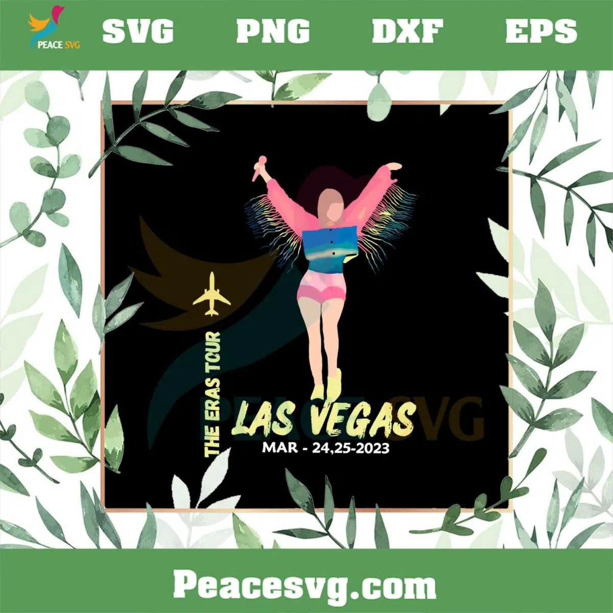 Taylor Swift The Eras Tour Las Vegas Concert SVG Cutting Files