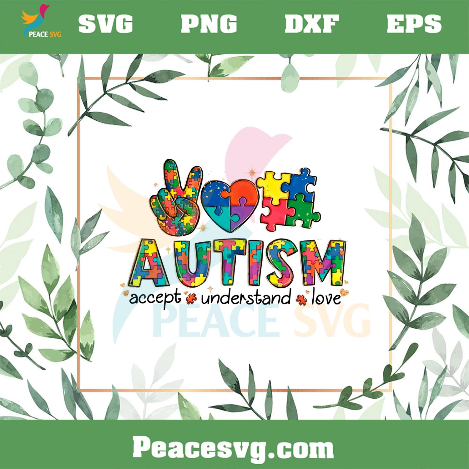 Autism Awareness Its Ok To Be Different SVG Cutting Files