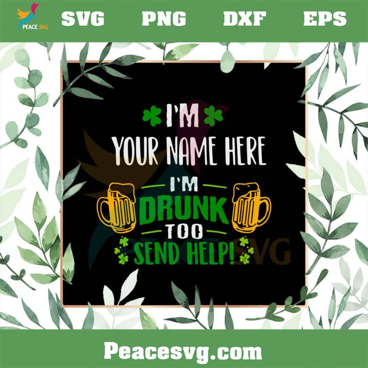 Matching St Patrick’s Couple Wife And Husband SVG Cutting Files