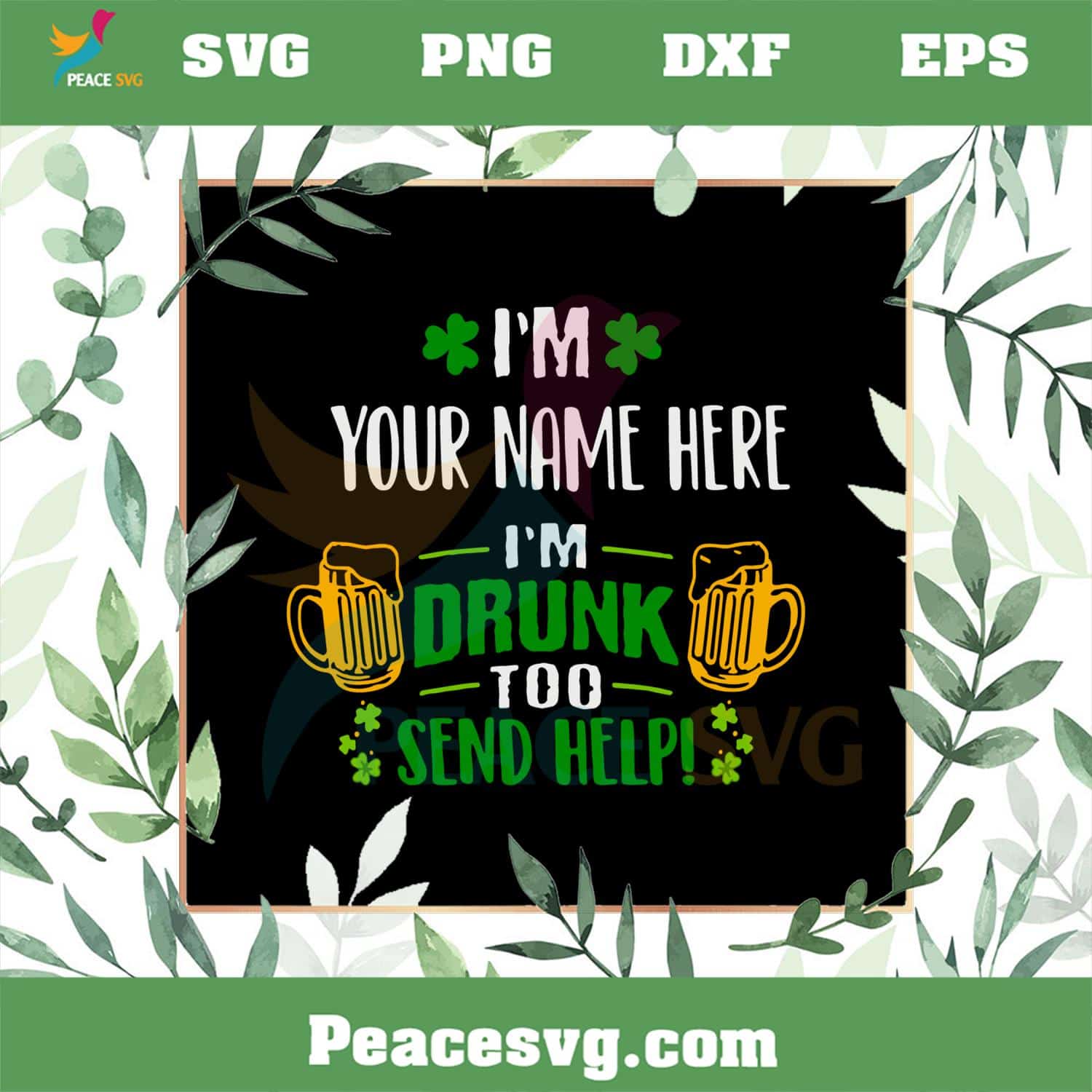 Matching St Patrick’s Couple Wife And Husband SVG Cutting Files