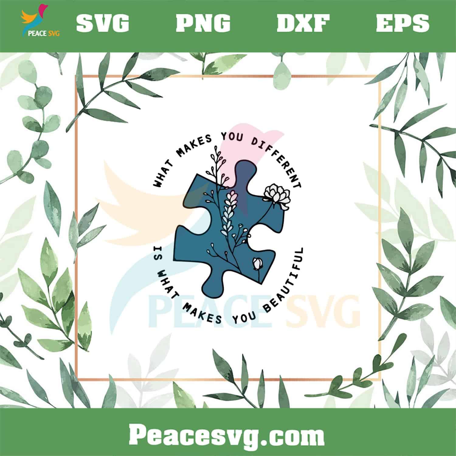 What Makes You Different Is What Makes You Beautiful SVG Cutting Files