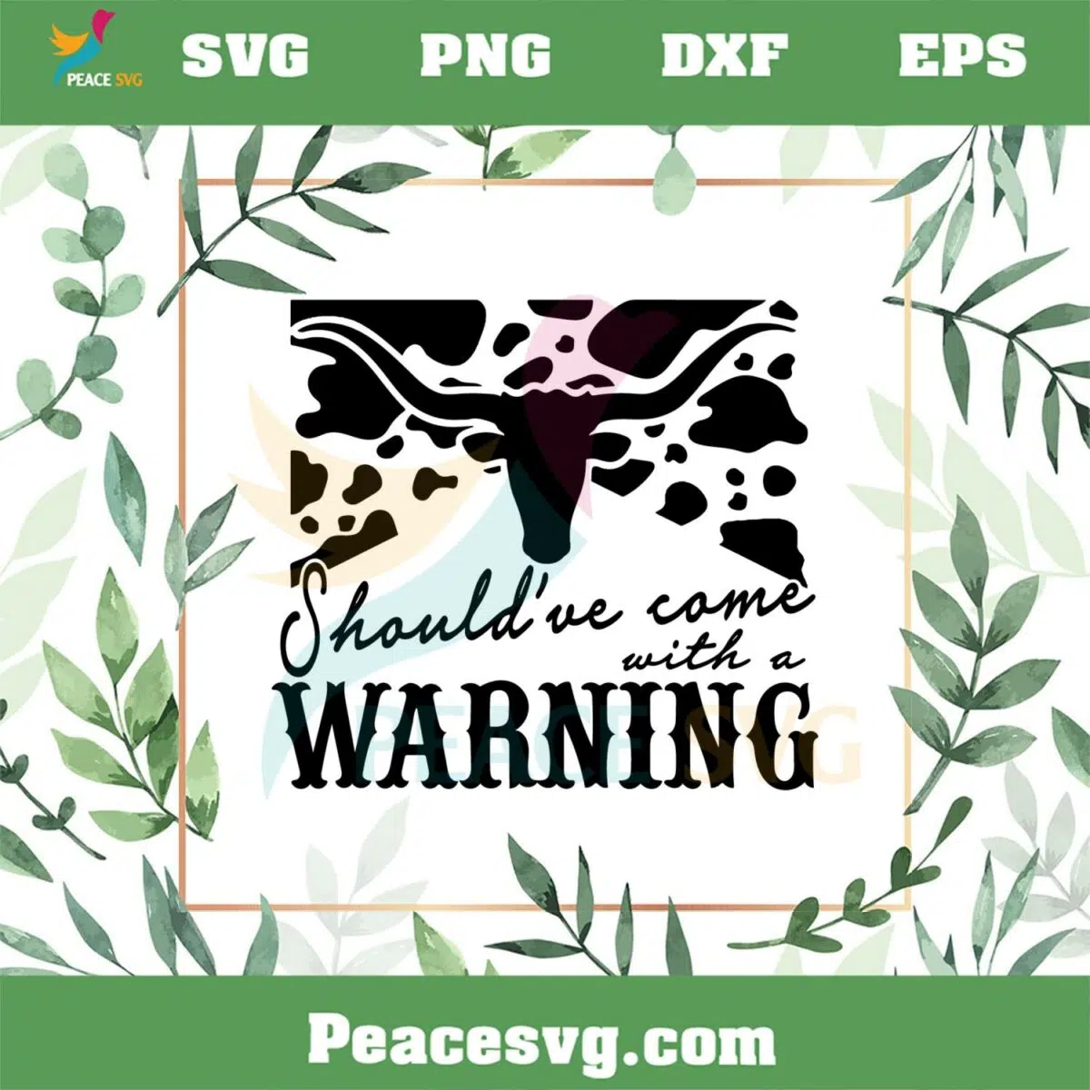 Should’ve Come With A Warning SVG, Funny Morgan Wallen Tour 2023 Svg, Cutting Files