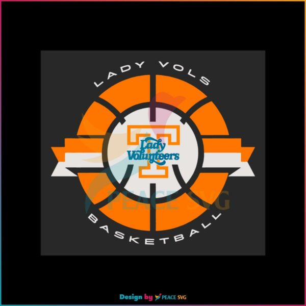 Tennessee Basketball Lady Vols Classic Circle SVG Cutting Files