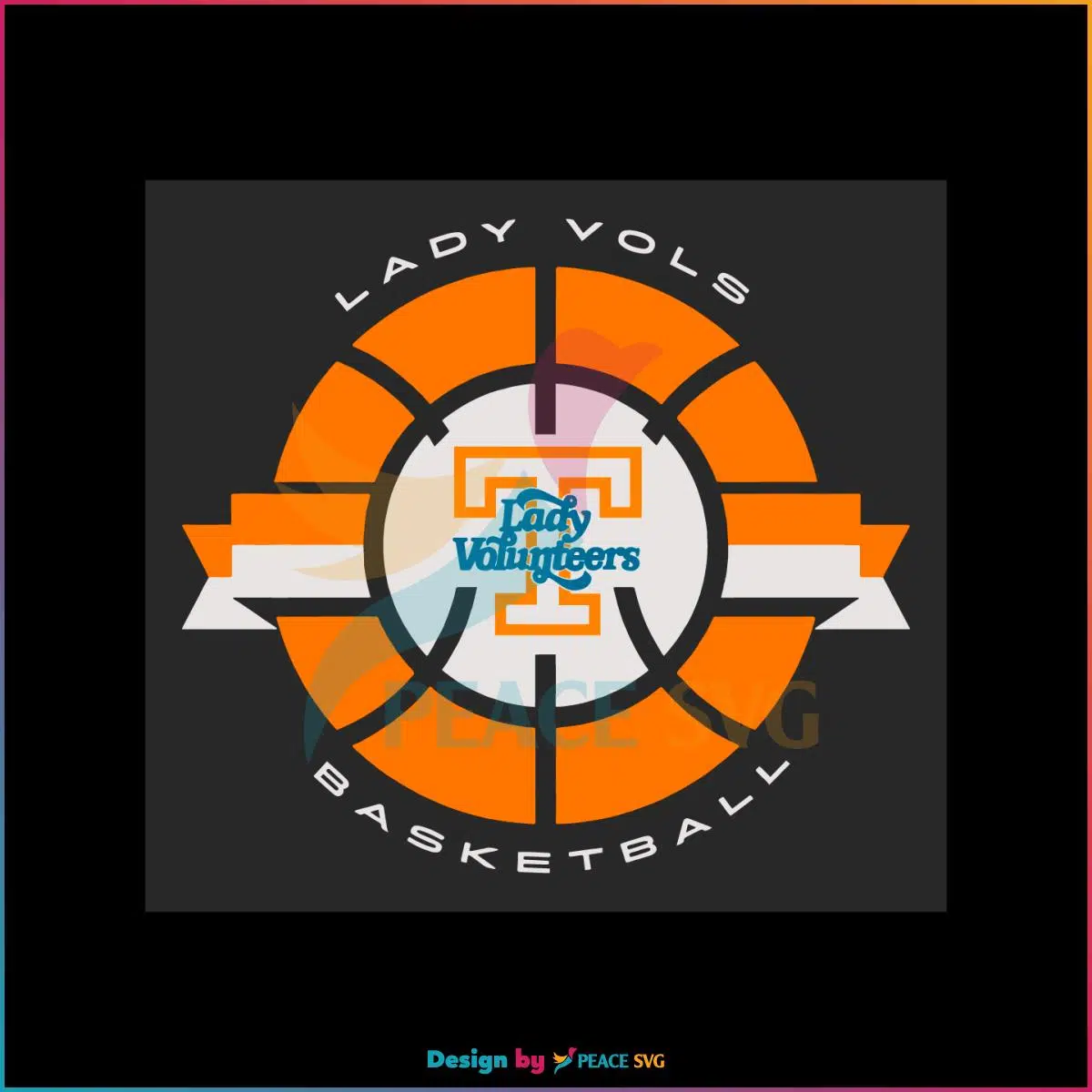 Tennessee Basketball Lady Vols Classic Circle SVG Cutting Files - PeaceSVG