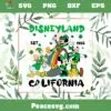 Happy St Patricks Day Disneyland Califonia Disney Trip Svg Cutting Files