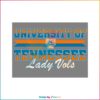 Tennessee Lady Vols University Throwback Svg Cutting Files