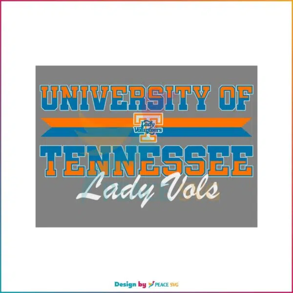 Tennessee Lady Vols University Throwback Svg Cutting Files