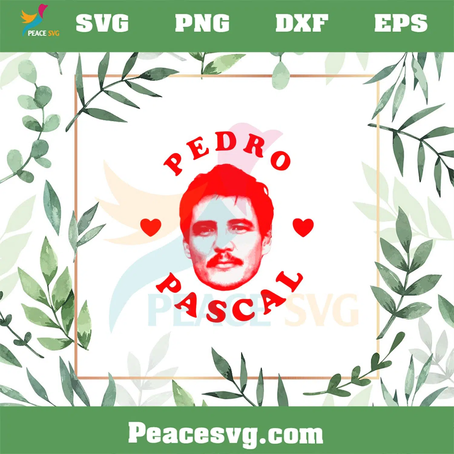 I Love Pedro Pascal SVG Best Graphic Designs Cutting Files