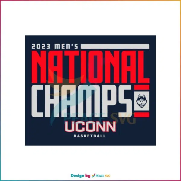 Uconn Men’s Basketball National Champs Roster Tee SVG Cutting Files