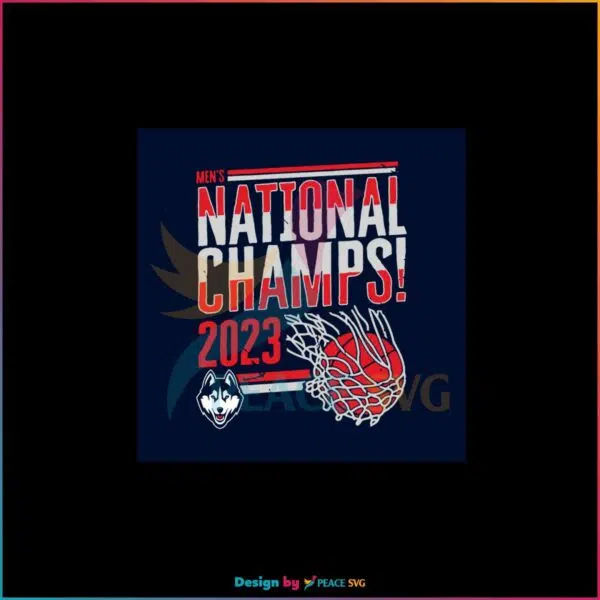 Uconn Men’s National Championship Swish SVG Cutting Files