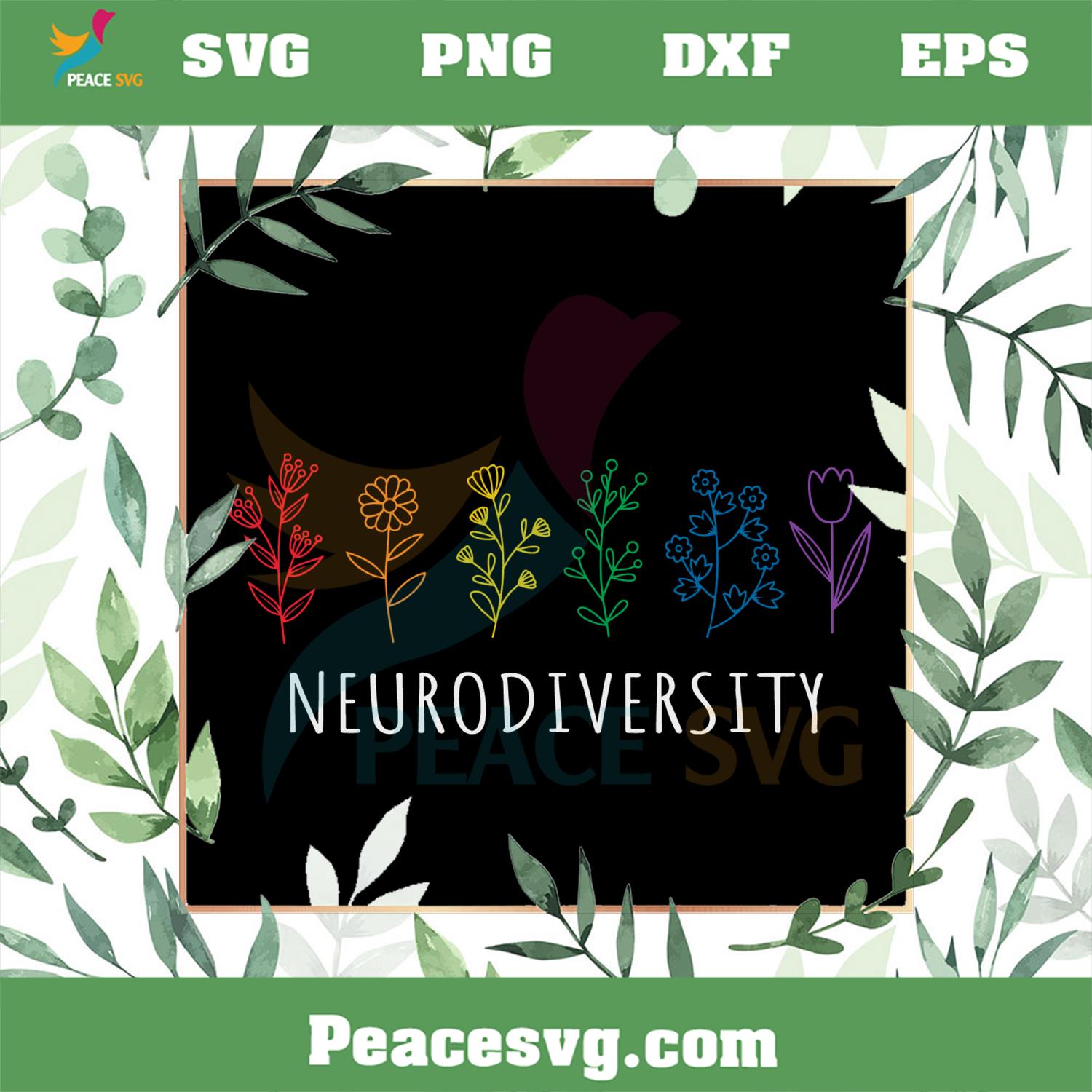 Autism Awareness Neurodiversity Autistic Pride SVG Cutting Files