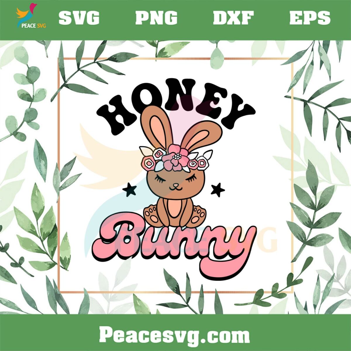 Cute Honey Bunny SVG Best Graphic Designs Cutting Files