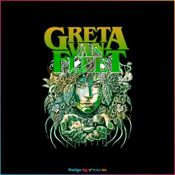 Dream In Gold Tour 2023 Greta Van Fleet Svg Cutting Files