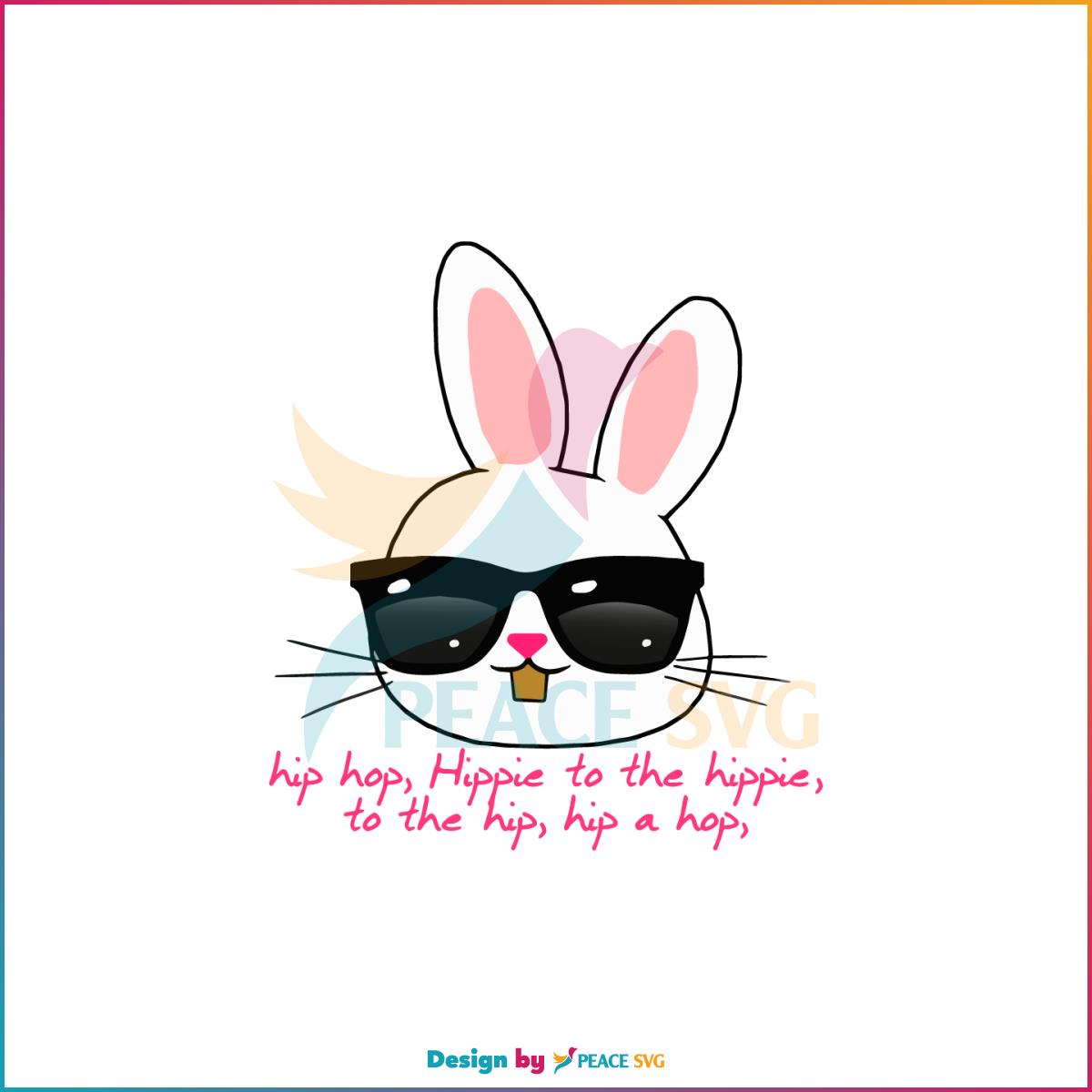 Hip Hop Easter Bunny Funny Easter Day SVG Cutting Files