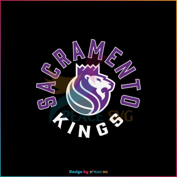 Sacramento Kings Lion Logo SVG Sacramento Basketball Fan SVG