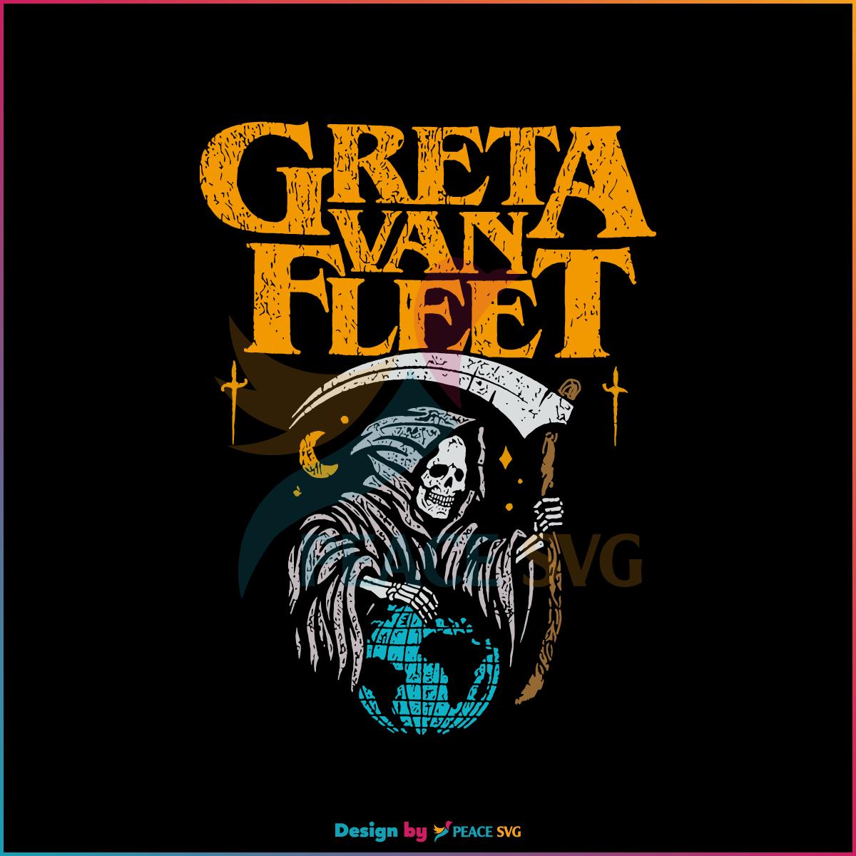 Greta Van Fleet God Of Death SVG Graphic Designs Files