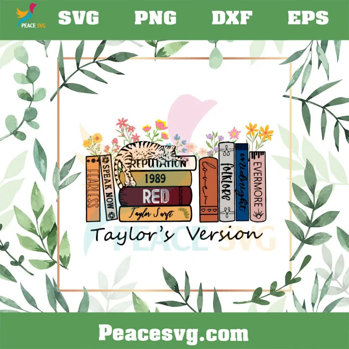 Taylor Swift Eras Tour Full Album Taylors Version SVG Cutting Files