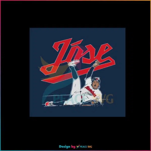 Jos? Ram?rez Slide Cleveland Guardians Baseball Player SVG Cutting Files