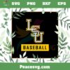 LSU Tigers Baseball Logo SVG For Cricut Sublimation Files
