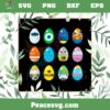 Pixar Classic Character Easter Eggs SVG Funny Easter Cartoon Svg