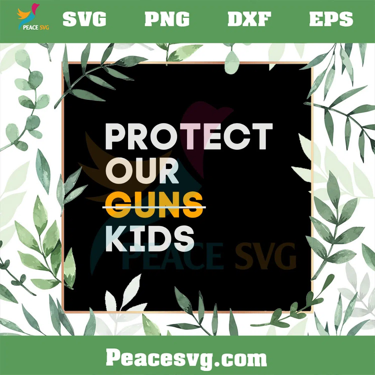 Protect Our Guns Kids SVG Protect Our Children Gun Control SVG