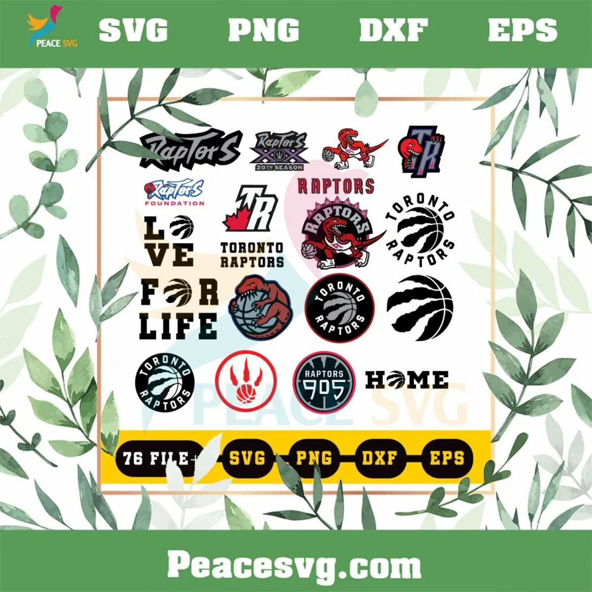 Toronto Raptors Bundle SVG NBA Sport Logo Files For Cricut