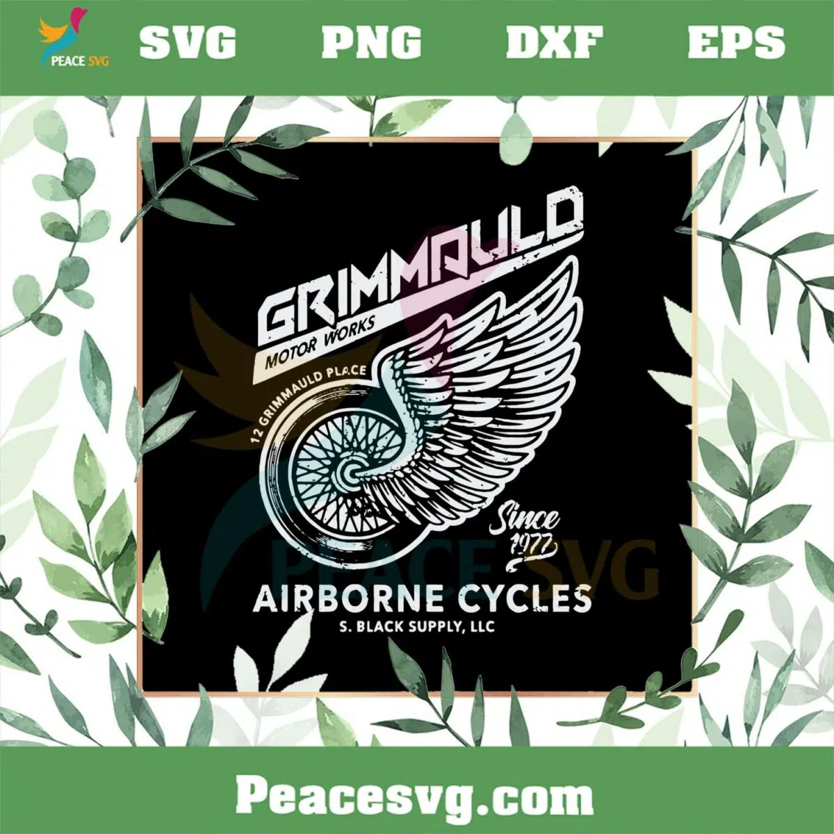 Grimmauld Motor Works Vintage SVG Graphic Designs Files