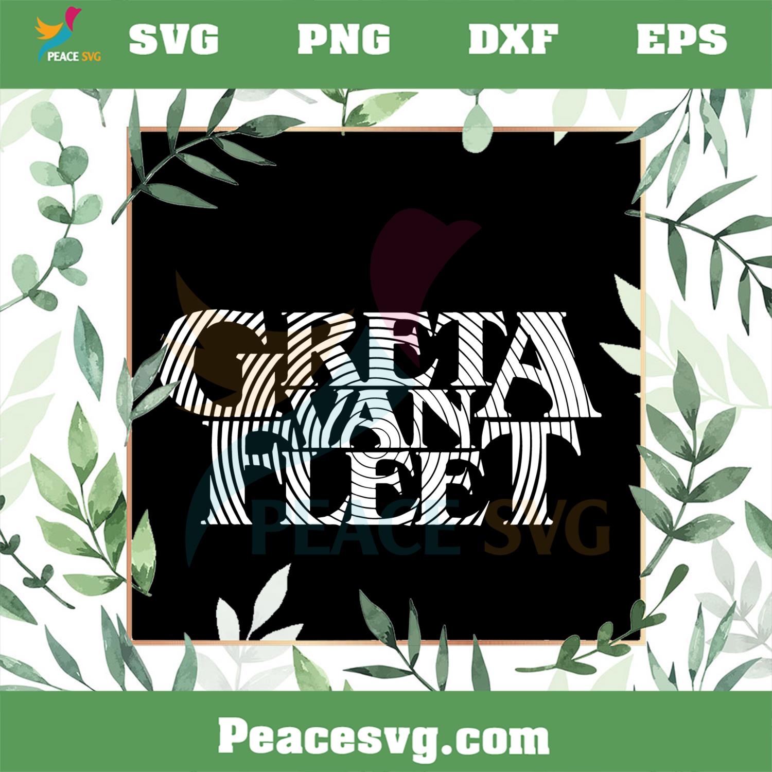Greta Van Fleet SVG Cutting File for Personal Commercial Uses