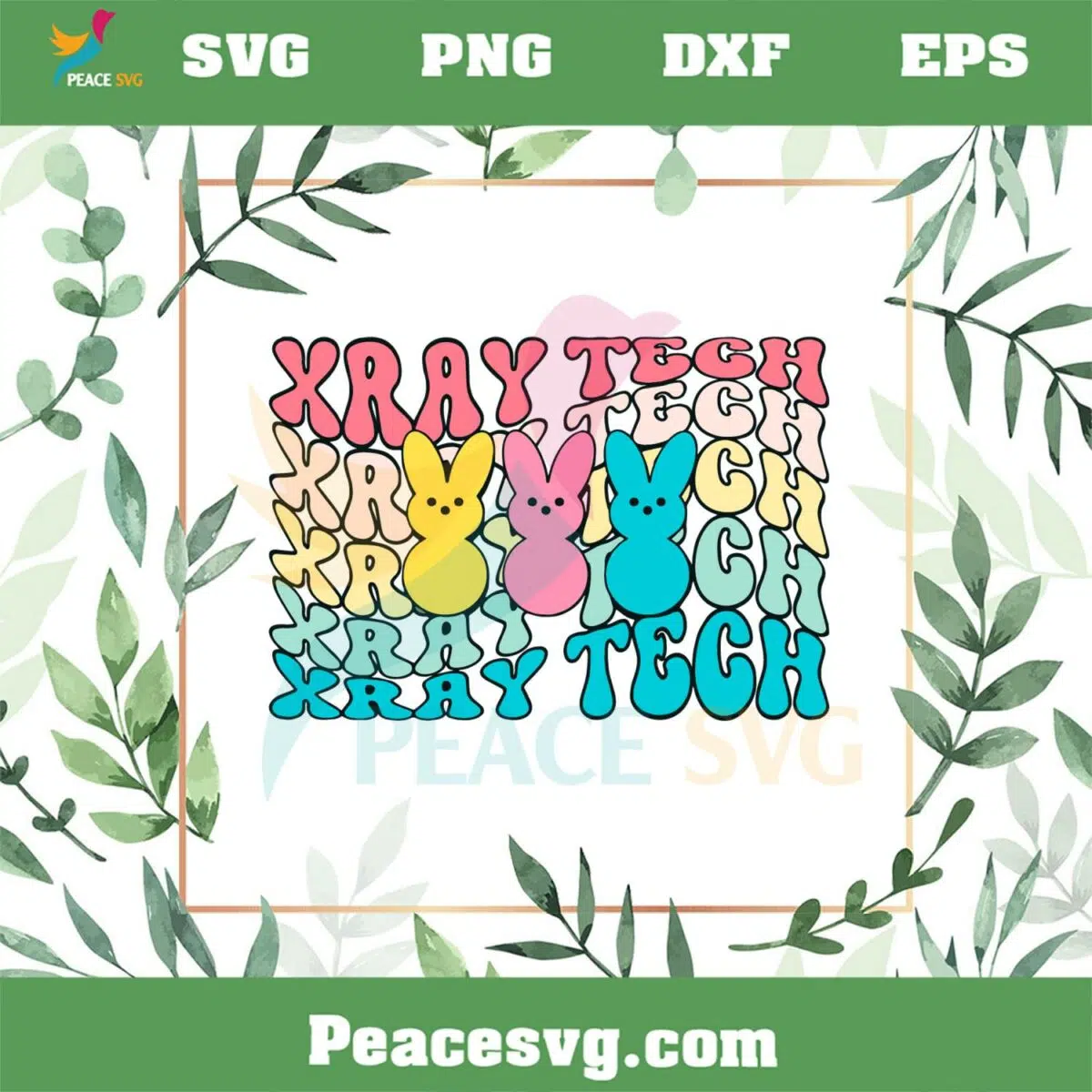 Xray Tech Funny Easter Peeps Best SVG Cutting Digital Files