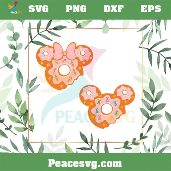 Mouse Head Easter Donut SVG For Cricut Sublimation Files