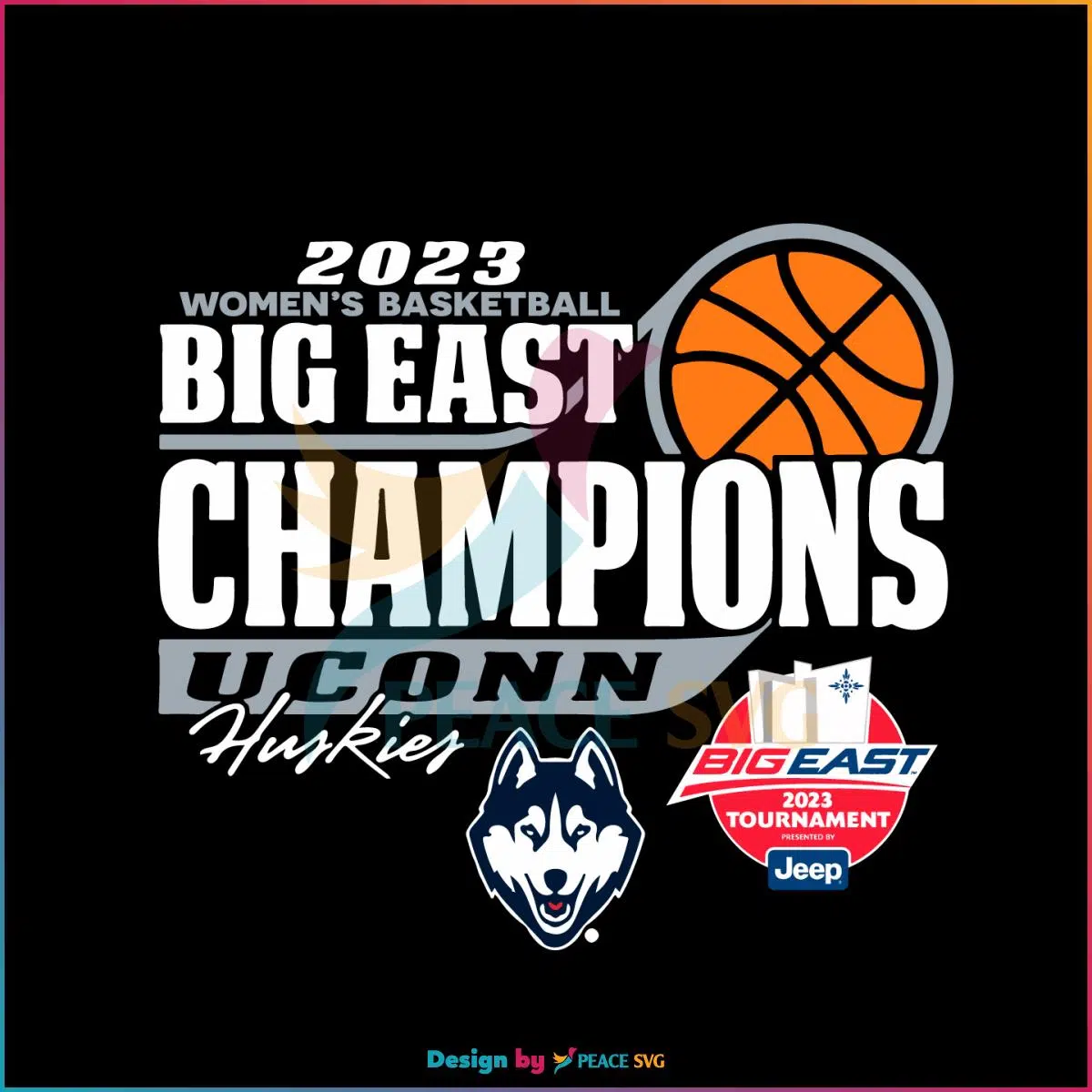 Uconn Huskies 2023 Big East Women’s Basketball SVG Cutting Files