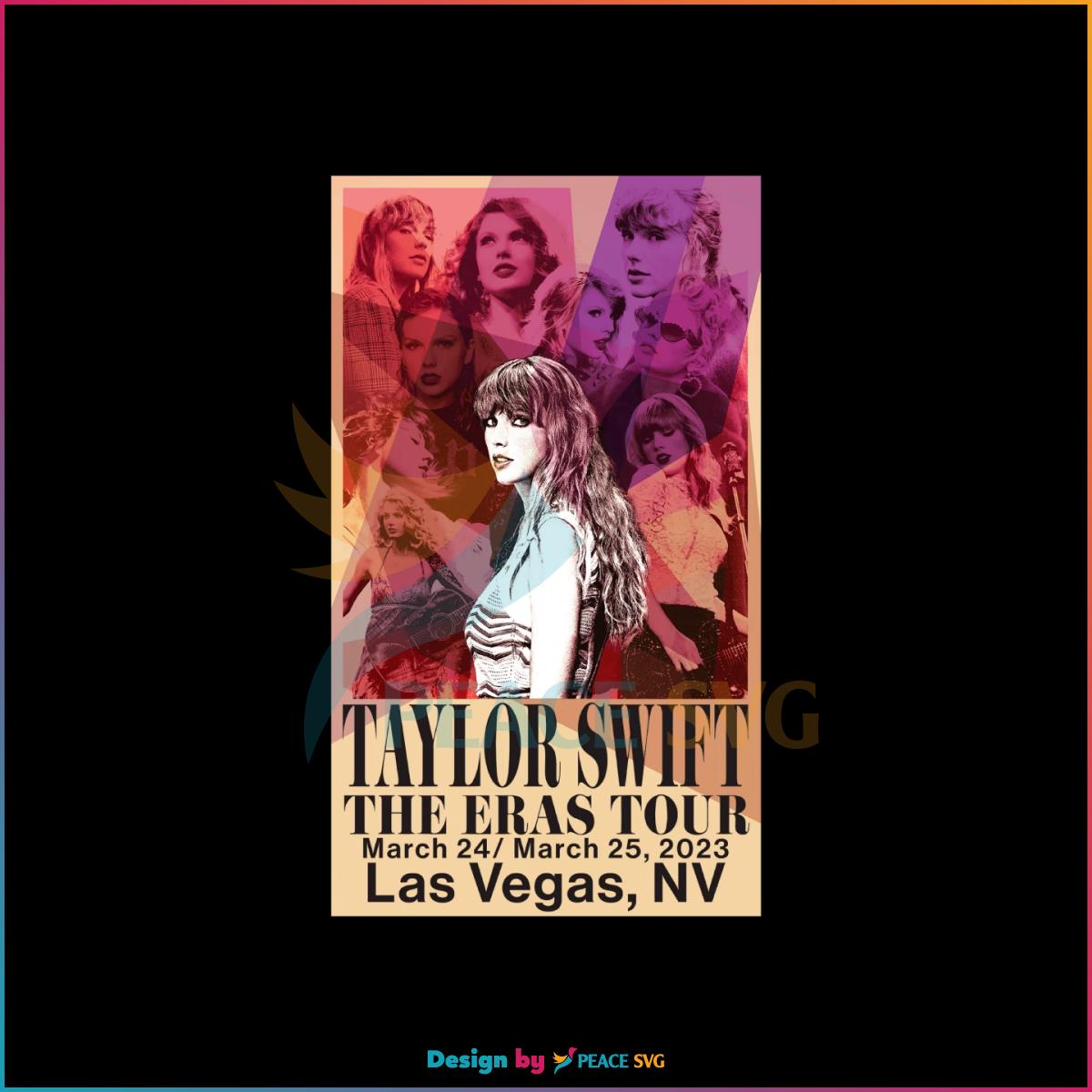 Taylor Swift The Eras Tour Las Vegas PNG Sublimation Design