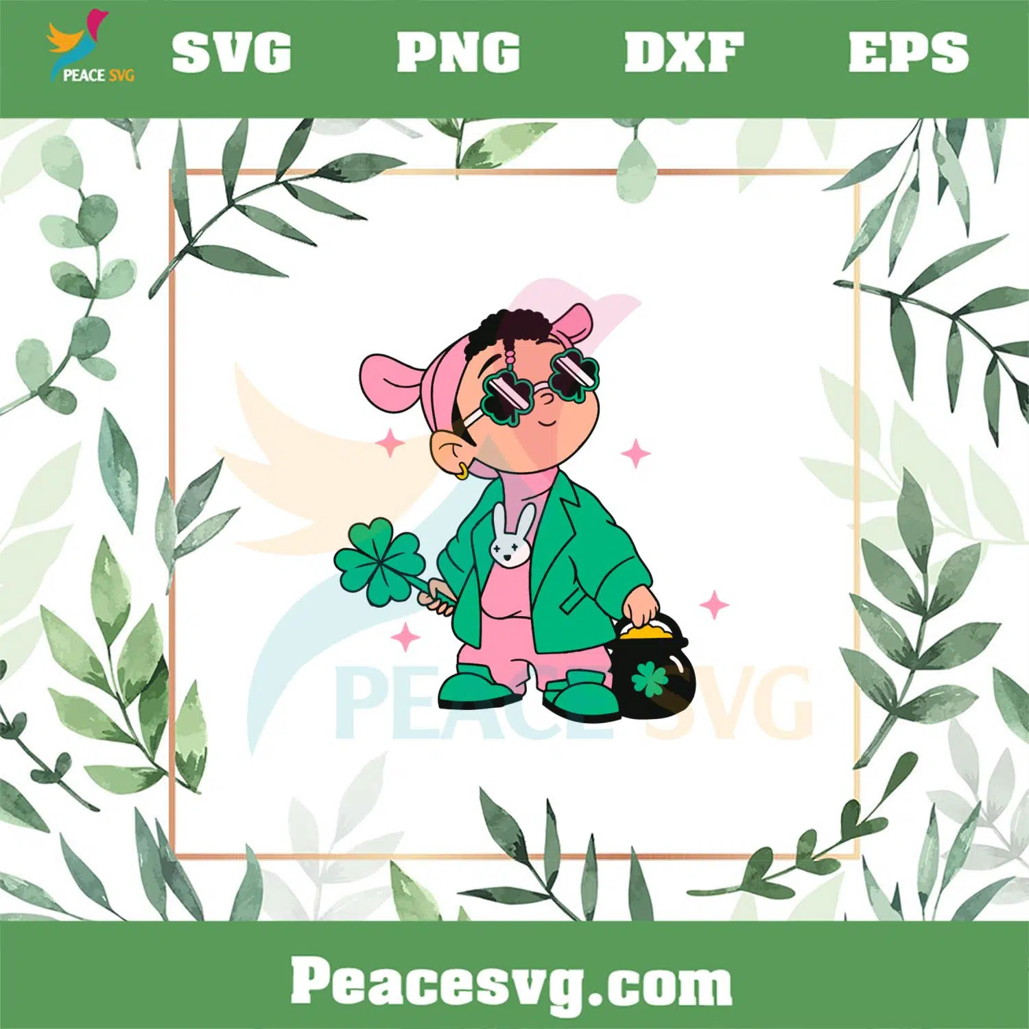 Baby Benito Bad Bunny St Patrick’s Day SVG Cutting Files