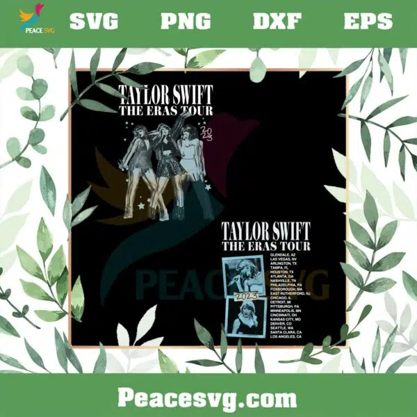 Taylor Swift The Eras Tour 1989 Album PNG Sublimation Files