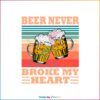 Retro Vintage Luke Combs Beer Never Broke My Heart SVG Cutting Files