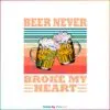 Retro Vintage Luke Combs Beer Never Broke My Heart SVG Cutting Files
