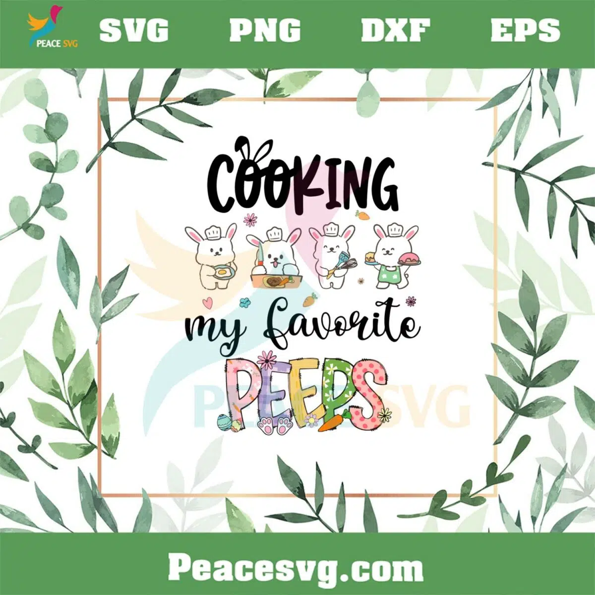 Cooking My Favorite Peeps Funny Cafeteria Worker SVG Cutting Files