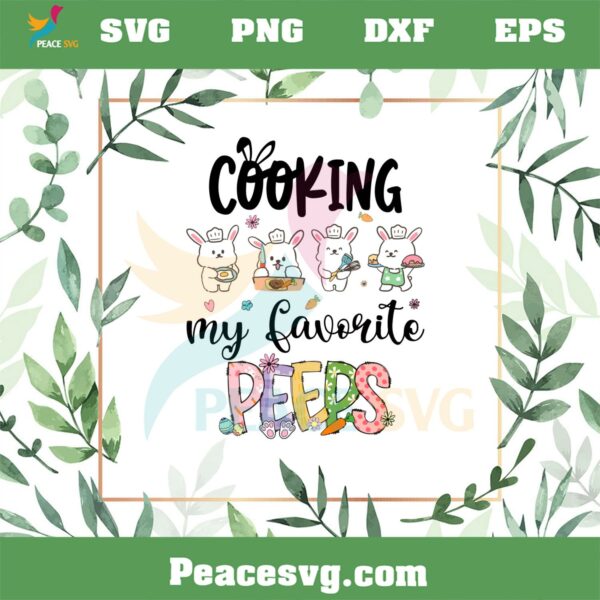 Cooking My Favorite Peeps Funny Cafeteria Worker SVG Cutting Files