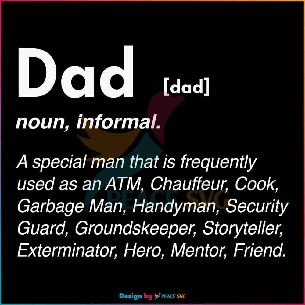 Dad Define SVG, Fathers Day SVG