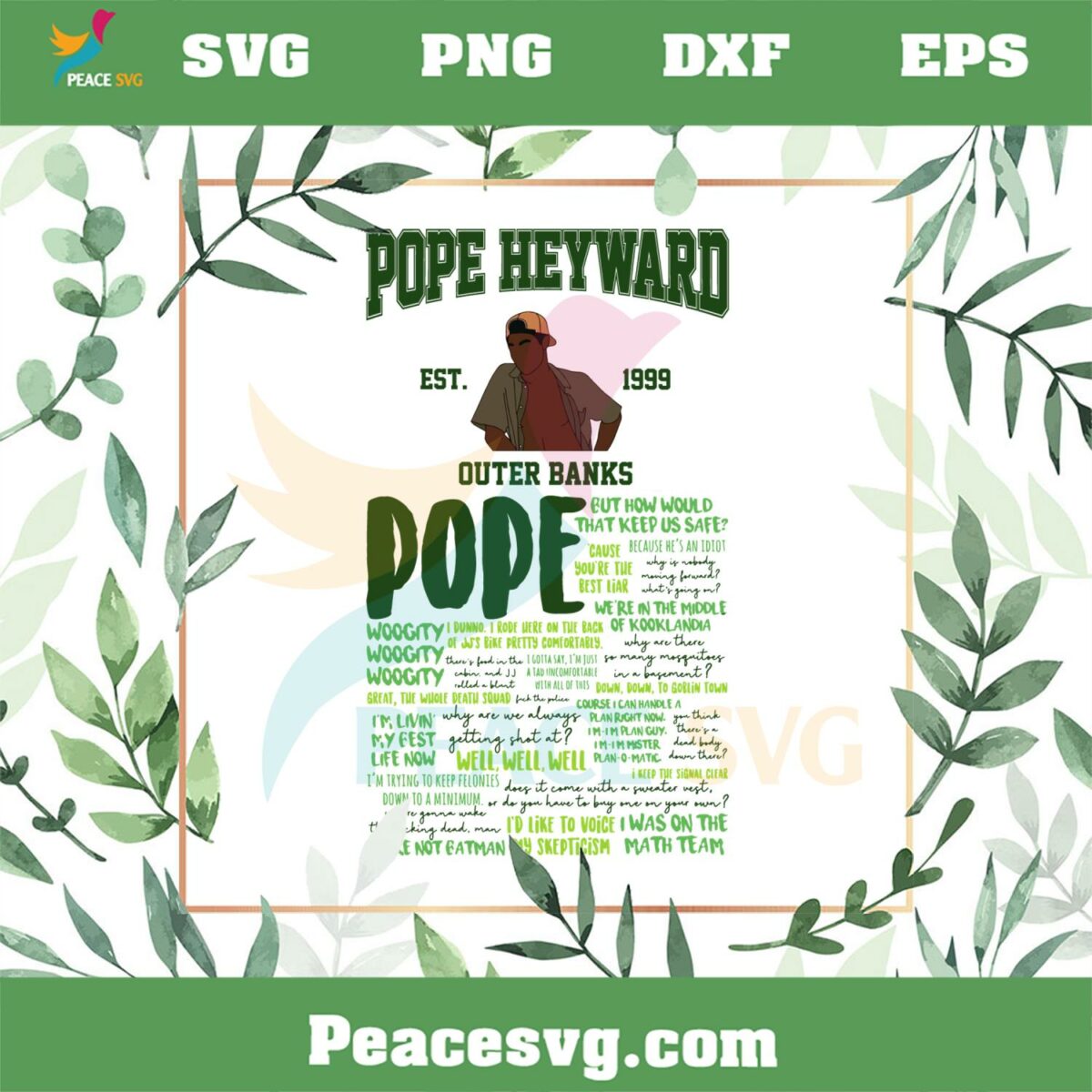 Pope Heyward Outer Bank Quote SVG Graphic Designs Files