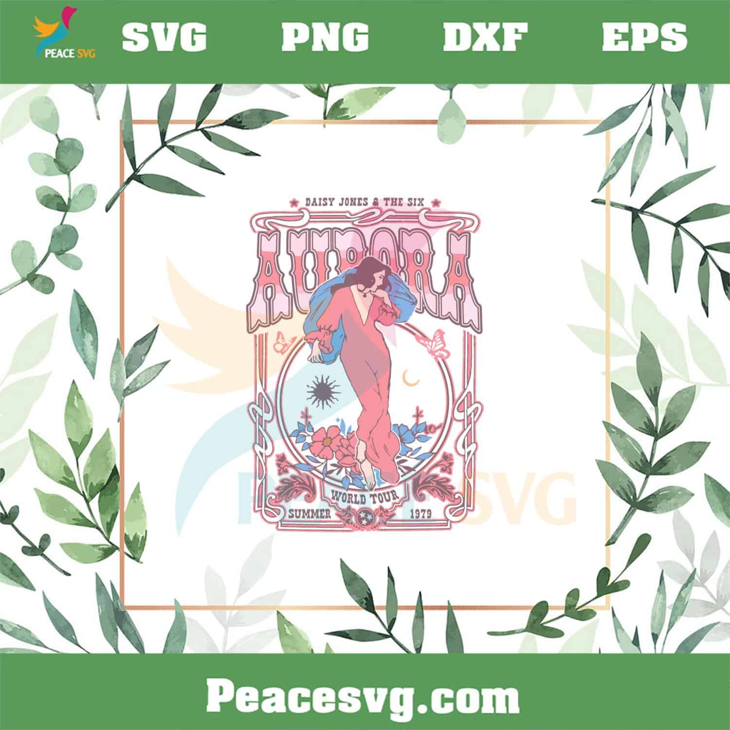 Daisy Jones Aurora World Tour Daisy Jones And The Six Band Concert SVG Cutting Files