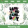 Game Day Volleyball Pink Yellow Green Leopard SVG Cutting Files