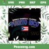 Puerto Rico Baseball LEGENDS 2023 World Baseball Classic Flag SVG Cutting Files