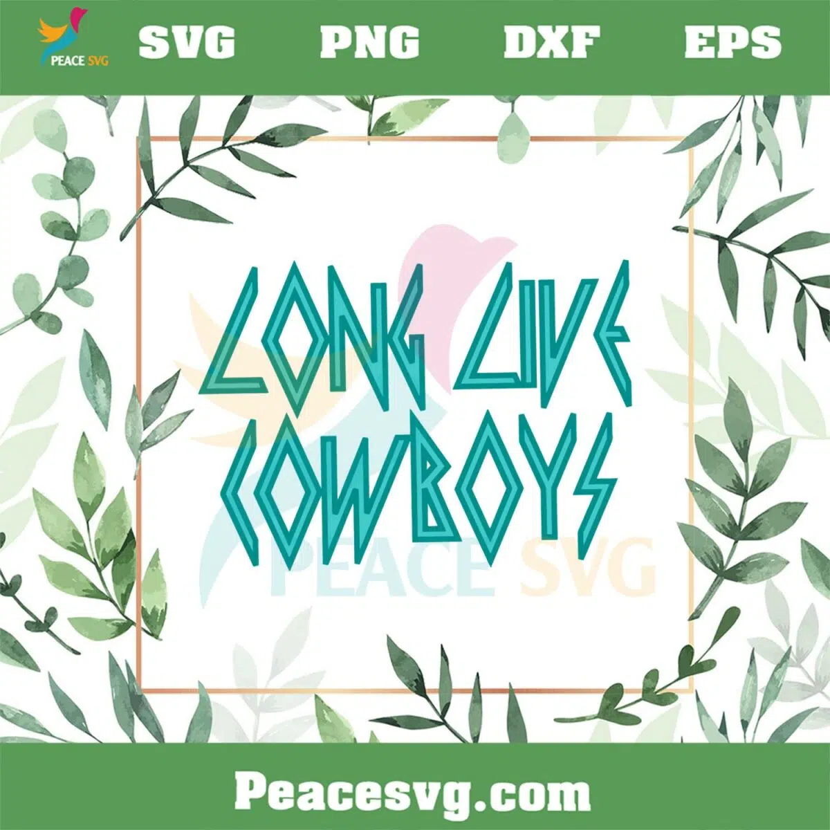 Long Live Cowboys Western Cowboy SVG Graphic Designs Files