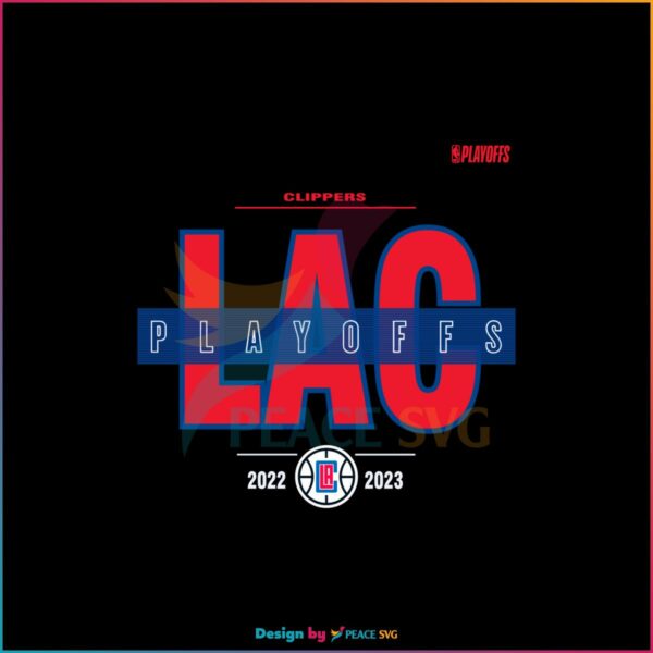 LA Clippers 2023 NBA Playoffs SVG Graphic Designs Files