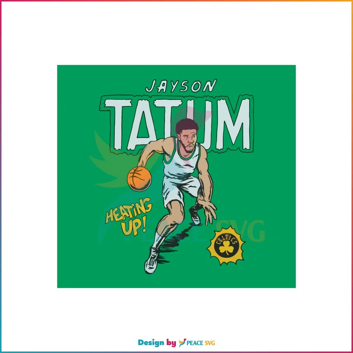 Boston Celtics Comic Book Jayson Tatum SVG Cutting Files