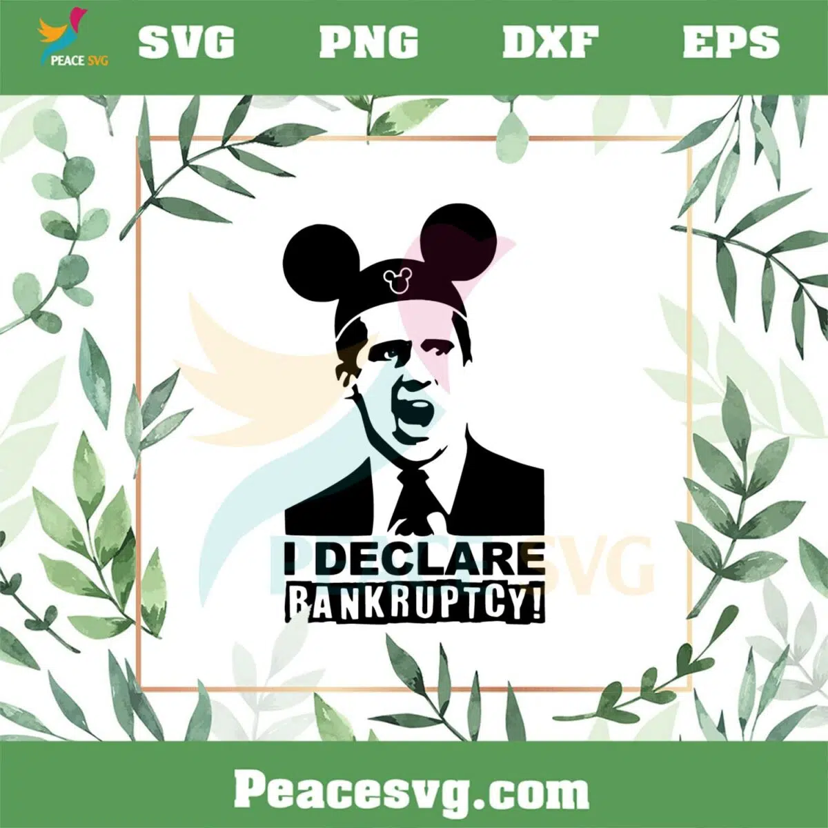 I Declare Bankruptcy Disneyworld SVG Sublimation Files Silhouette