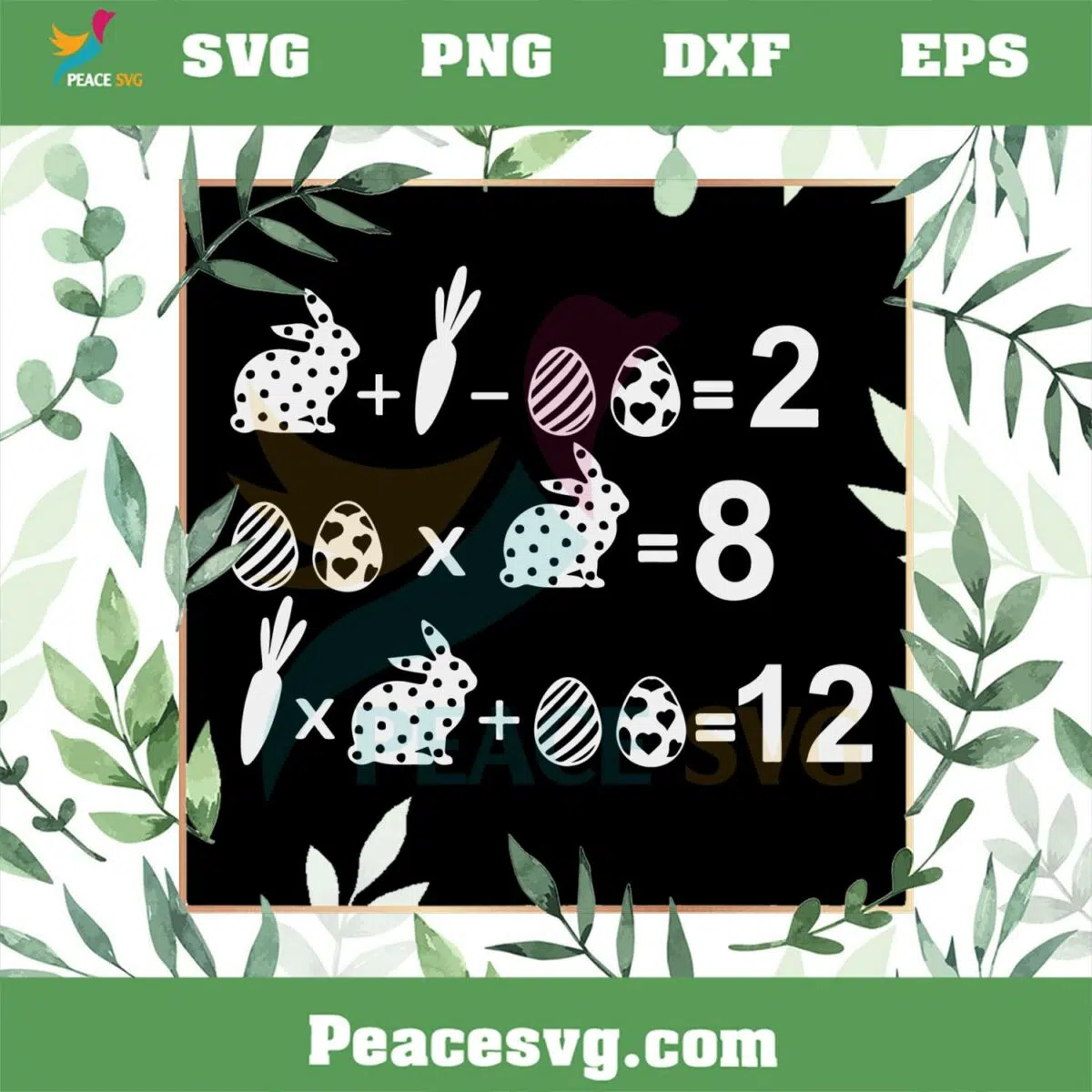 Funny Easter Math SVG Best Graphic Designs Cutting Files